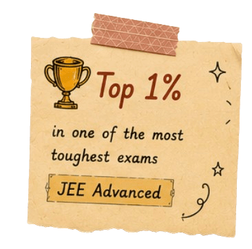 Top one percent in JEE Advanced