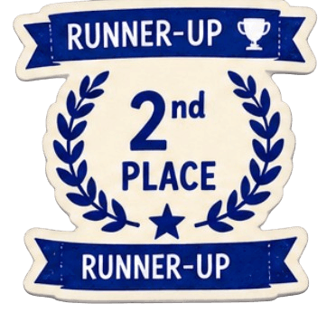 Runner-up, second place